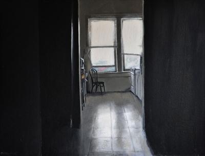 Kitchen light by Matthew Hickey, Painting, Oil on canvas