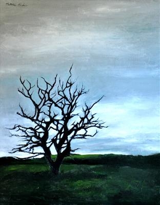Northern nemeton by Matthew Hickey, Painting, Oil on canvas