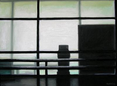 Schiphol by Matthew Hickey, Painting, Oil on canvas